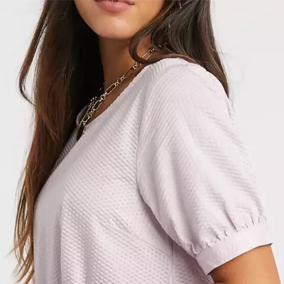 EUC - Anthropologie ICHI - pale pink baby doll dress - size Small - Picture 3 of 8